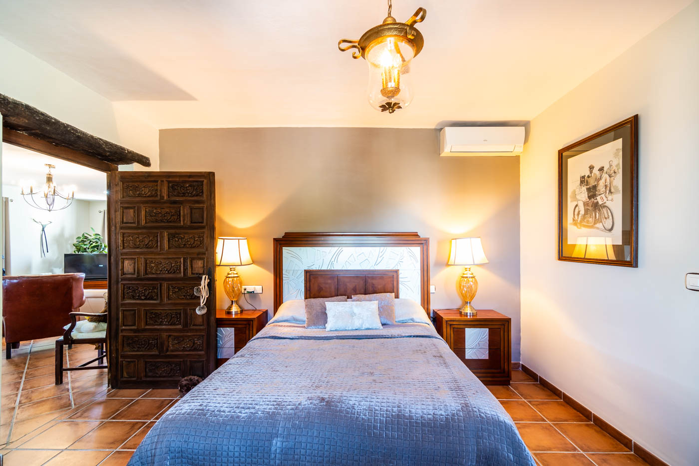 Ambas habitaciones están equipadas con aire acondicionado